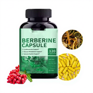 VitaSpring Natural Berberine Hydrochloride Hcl Extracto de plantas Liposomal Suplementos alimenticios Cápsulas de berberina - Product Image 1