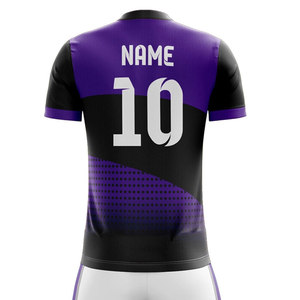 ชุดฟุตบอลโพลีเอสเตอร์ 100% ระบายอากาศได้ดี แห้งเร็ว สีสันตามสั่ง ดีไซน์ล่าสุด บริการ OEM แบบซับลิเมชั่น - Product Image 5