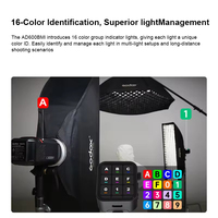 Flash Profesional Godox Ad600bm II de 600 Vatios con Batería de Litio Incluida, Nuevo Producto para Uso en Exteriores con Cámaras