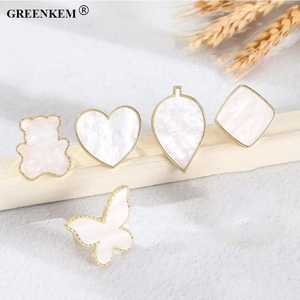 Anneau d'<span class=keywords><strong>ongle</strong></span> Palette de couleurs Agate bordure dorée résine cristal peint mélange <span class=keywords><strong>dessin</strong></span> peinture plaque Nail Art outils d'affichage - Product Image 4