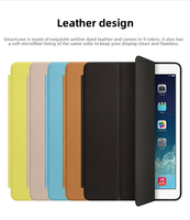 Étui pour tablette ultra-fin en cuir PU anti-chute à trois volets 2024 avec porte-stylet pour iPad Air 11 pouces 2024 Chine