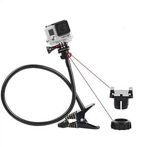Precio de fábrica, abrazadera flexible, Clip de abrazadera de cámara de acción de rotación Flexible para <span class=keywords><strong>Go</strong></span> <span class=keywords><strong>Pro</strong></span> <span class=keywords><strong>Hero</strong></span> 13 12 11 10 9 8 7 6 5 <span class=keywords><strong>4</strong></span> 3 GoPro Clip - Product Image 4