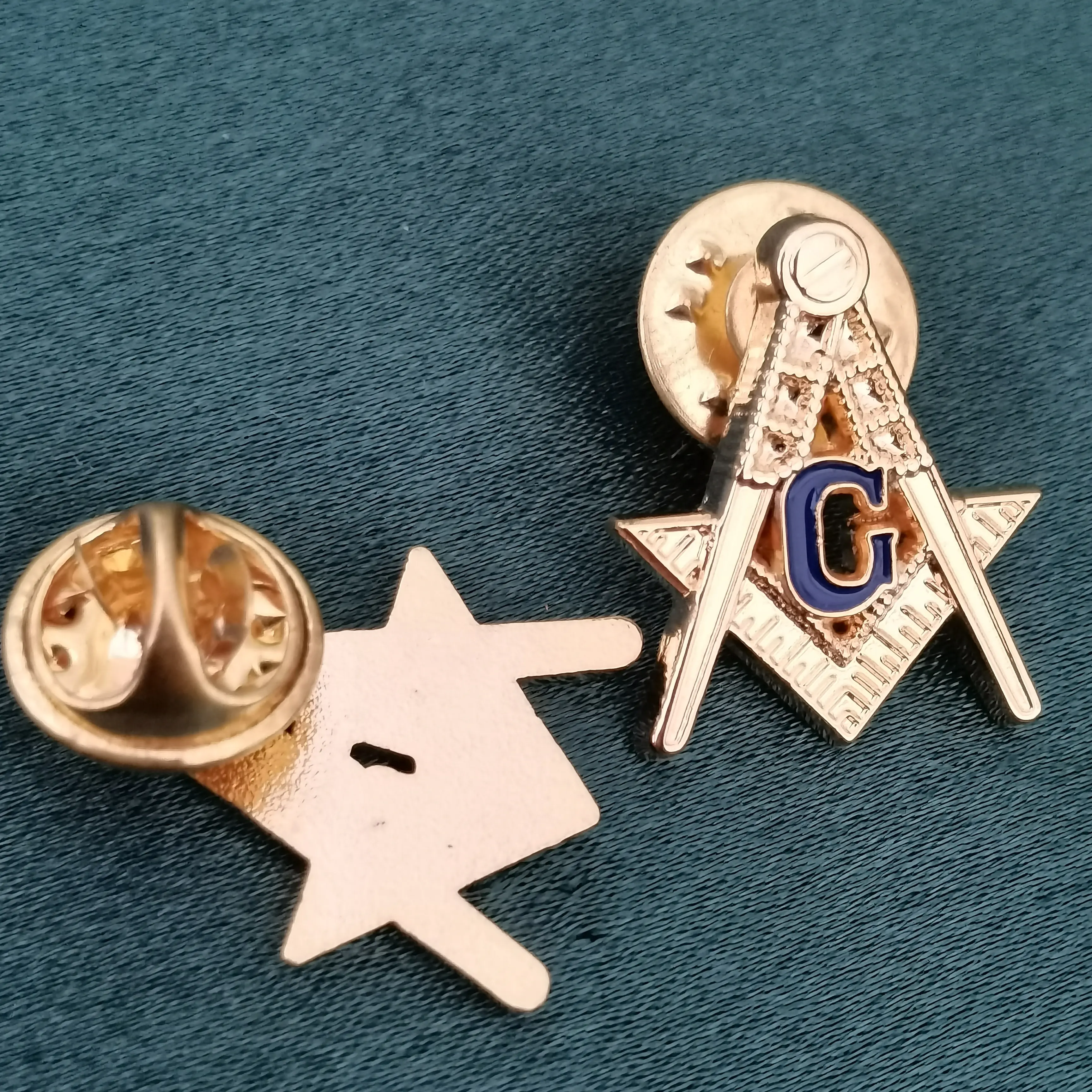 Hot sale high quality factory price masonic metal logo design custom enamel pin crafts lapel pin