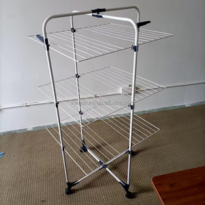Séchoir à linge pliable pour intérieur, étendoir à linge, porte-vêtements, nouveau - Product Image 4