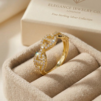 Bague en argent S925 avec maillon en forme de nez de cochon et moissanite, plaquée or 18 carats, taille brillant, micro-pavé, bijou de déclaration pour femme, pour le quotidien et les soirées