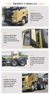 Factory Price New Shacman X3000 6x4 Tractor Truck 430 hp Diesel Euro II Air Suspension High-roof Cab Rear Camera - Product Image 5