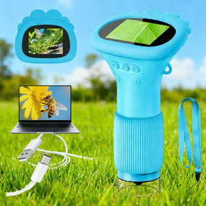 メーカーの子供向け教育用ミニ顕微鏡おもちゃ、LEDライト付き、CE認証済み、屋外探検用キッズ顕微鏡 - Product Image 1