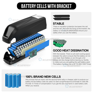 <span class=keywords><strong>Accolmile</strong></span> 48V 17.5AH 20AH Hailong Lithiumion Batterie de vélo électrique 18650 Batterie pour vélo électrique - Product Image 2