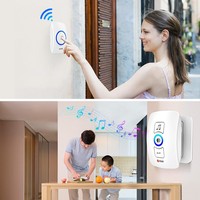 Timbre Inalámbrico Inteligente KERUI, el Más Vendido de Fábrica, con Control por Aplicación, Música, Enchufable, de Alto Decibelio, para Puerta de Entrada