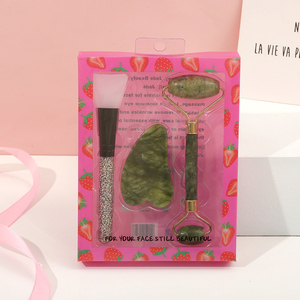 OEM LOGO Best Seller Alta calidad <span class=keywords><strong>Original</strong></span> 100% <span class=keywords><strong>Rosa</strong></span> Piedra preciosa Cara Cuidado <span class=keywords><strong>DE</strong></span> LA PIEL Natural <span class=keywords><strong>Rosa</strong></span> <span class=keywords><strong>Cuarzo</strong></span> Jade <span class=keywords><strong>Rodillo</strong></span> - Product Image 1