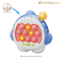 Jeu éducatif Montessori anti-stress pour enfants, jeu de mémoire LED, autres jeux sensoriels, jeu de bulles à pression rapide, jouet électronique Pop Fidget