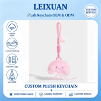 Niedlicher rosa Mond-Plüsch-Schlüsselanhänger mit Seilband, errötendes Gesicht bestickt, Halbmond-Puppen-Taschenanhänger, Rucksack-Handtaschen-Accessoire, tägliches Geschenk