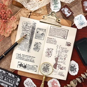 1 unidad de almohadilla de tinta de color vintage con estampado de estrellas, tinta a base de aceite, para sellos de arcilla coloridos y arcilla especial para manualidades - Product Image 5