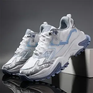 Men's Breathable Lightweight Anti-Slip Spring Winter Sports Shoes Outdoor Vintage Casual Platform Sneakers Low-top Dad Shoes EVA - Product Image 6