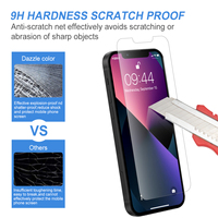 OEM/ODM 2.5D HD 9H Dureté Anti-Rayures Couverture Complète Verre Trempé pour iPhone 13 Mini Pro Vente en Gros Usine Qualité AAA
