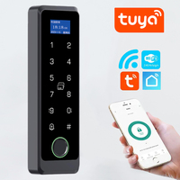 Cerradura de Puerta Biométrica Independiente con Pantalla Táctil LCD Resistente al Agua y a la Intemperie SMQT MQ-600BDTY