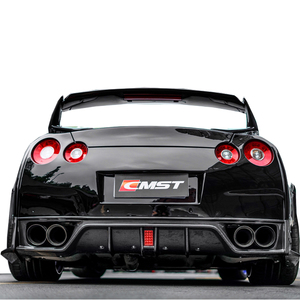 Kit large carrosserie pour <span class=keywords><strong>Nissan</strong></span> <span class=keywords><strong>GTR</strong></span> R35 Pare-chocs avant Pare-chocs arrière Jupes latérales Capot Large élargisseur et spoiler de coffre pour <span class=keywords><strong>GTR</strong></span> R35 Facelift - Product Image 5