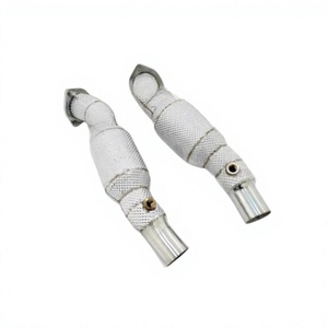 Tuyau d'échappement isolé en acier inoxydable de haute qualité et haute performance, adapté à la Ferrari F430 4.3L 216241 216242 69619900 - Product Image 2