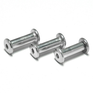 Chất Lượng Tốt SS304 M6 M8 M10 M12 Barrel Nut Hex Ổ Cắm Đầu Phẳng Với Vát Cạnh Chicago Vít Cho Tấm Ván - Product Image 2