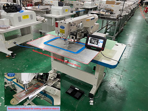 Machine à coudre informatisée entièrement automatique Raynian-3520F, idéale pour la couture de logos, de gants, de chapeaux et autres vêtements. - Product Image 6