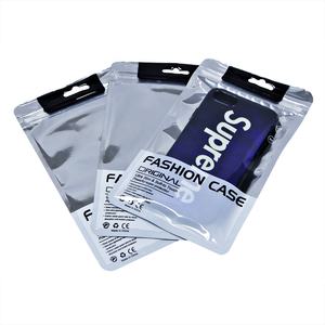 Transparente Cell Mobile Phone Pouch Case Embalagem Custom Print <span class=keywords><strong>Uv</strong></span> Folha De Alumínio Mylar Plástico Flexível Back selado Saco De Embalagem - Product Image 4