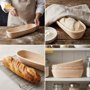 Artisan <b>Bread</b> Proofing <b>Basket</b> Oval Rattan Banneton Brotform for Sourdough Baking Eco-Friendly Baking Supplies ( - Product Image 5