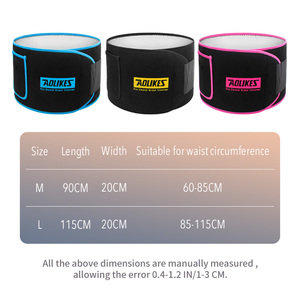 Aolikes Suporte de cintura Cinto de emagrecimento para mulheres, aparador de bandas de suor, cintos de suporte para barriga, trainer personalizado para cintura - Product Image 4