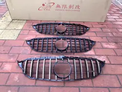 CLY pièces automobiles <span class=keywords><strong>calandre</strong></span> de voiture avant pour mercedes-benz 2015-2018 W205 classe C lifting C63S <span class=keywords><strong>AMG</strong></span> <span class=keywords><strong>GTR</strong></span> argent noir <span class=keywords><strong>calandre</strong></span> - Product Image 5