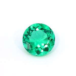 Lab Grown Green Emerald 1,6mm Gemstone Standard Round Brilliant Cut Clock Jewelry Set Personalizado - Product Image 2