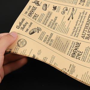 Brand Logo Parchment Baking Grease Proof <b>Paper</b> Custom Printed <b>Greaseproof</b> Food Wrapping <b>Paper</b> for Deli Food Bread Packaging - Product Image 4