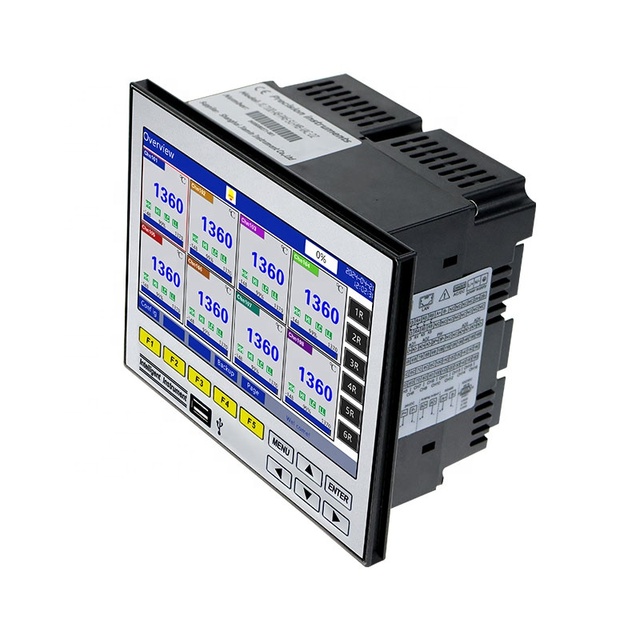 16 Multichannel Data Logger Paperless Recorder RS485 USB 7 Inch Screen Temperature Pressure Humidity Current Voltage Datalogger