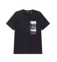 Camiseta Casual para Hombre 2026 con Pedrería, Ventilada, de Algodón Puro, Talla Grande, Estilo Retro, Exquisita y Transpirable