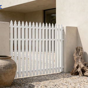 Clôture <span class=keywords><strong>tubulaire</strong></span> en acier galvanisé avec pointe en forme de lance, clôture à piquets et portail de treillis - Product Image 1