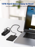Station d'accueil multiport USB 3.0 5 Gbps Type-C avec ports USB-A 2.0 pour ordinateur de jeu, ordinateur portable - En stock