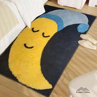Tapis de sol pliable en caoutchouc thermoplastique pleine couverture, couleur unie, tissé Wilton, pour chambre à coucher et chevet