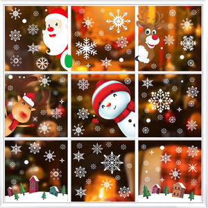 Miếng dán cửa sổ Giáng sinh tĩnh điện PVC trang trí tường kính năm <span class=keywords><strong>2025</strong></span> - Product Image 2