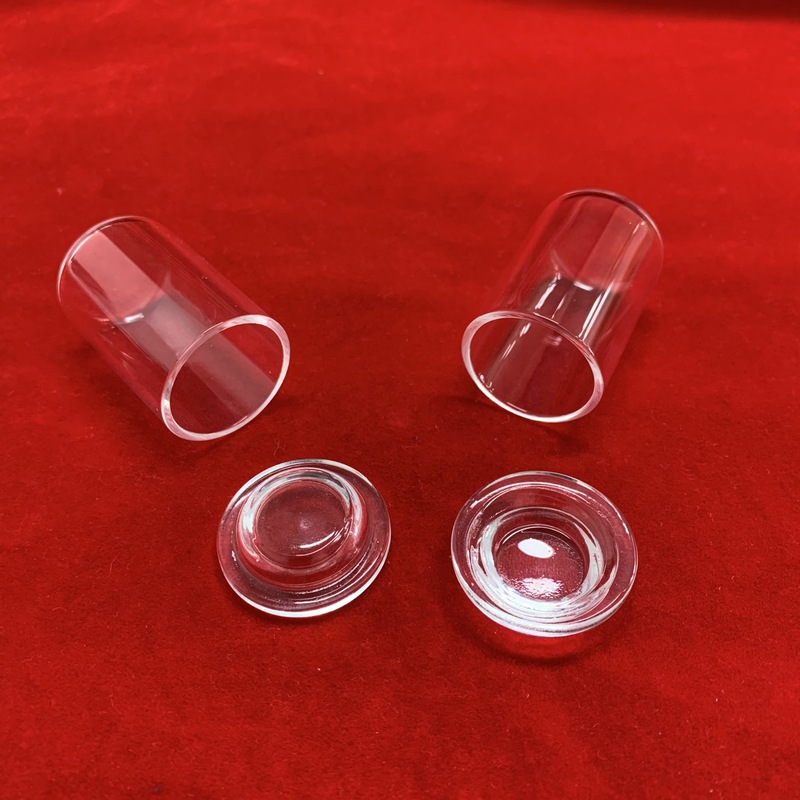 Laboratory Instrument Clear Fused Silica Cylinder