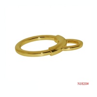 Handtaschen-Hardware-Ring nahtlose Schweiß ringe Hochwertiger Metall-Torring für Gepäck gurt zubehör