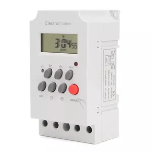 Cgz Digitale Elektronische Timer Schakelaar Lcd Display 220V 25amp Din Rail Programmeerbaar