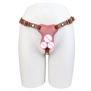 ORALSX Parche Vaginal Insertable con Correa, Prótesis Masculina Hiperrealista Diseñada Anatómicamente, Hecha de Silicona Líquida - Product Image 2