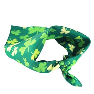 Irish Festival Double Layer St. Patrick's Day Pet Triangle Dog Scarf - Product Image 4