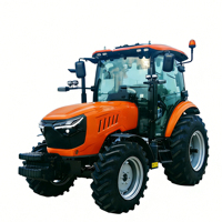 Tracteurs agricoles 4x4 de petite taille fabriqués en Chine, machines 4 roues motrices diesel, tracteurs agricoles de 60 CV