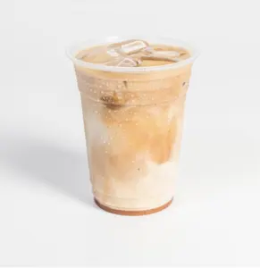定制标志印刷透明一次性塑料U形宠物果汁波霸牛奶泡泡茶杯带盖