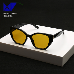 Occhiali da Sole Unisex Cat Eye UV400 con Montatura Completa Sfumata Marrone Rosa Nero Misura 68-18-138 Vendita all'Ingrosso - Product Image 4