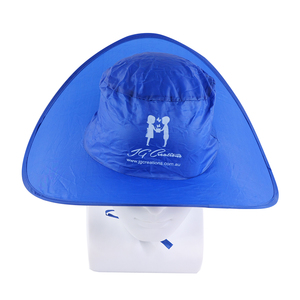 Chapeau de soleil pliable personnalisé avec pochette, casquette en nylon à fermeture éclair UPF50+, été, plage, extérieur, promotion - Product Image 1