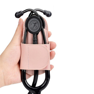 Étui pour stéthoscope portable en cuir PU, fermeture Velcro, 20x10.5cm, housse de protection pour usage médical - Product Image 5