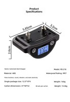 Collier anti-aboiement automatique de qualité supérieure, rechargeable, étanche IP65, collier d'entraînement pour chien avec son et vibrations, pour chiens de petite, moyenne et grande taille