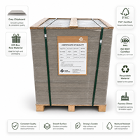 Wholesale Gray Board Paper Sheets Recycled Chipboard 1.5mm 2mm 2.5mm 3mm for Rigid Boxes Book Covers and Packaging