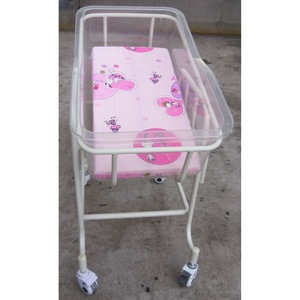 Cuna de Acero y Plástico para Bebés Kang Zhi Xing KX-A23, Cuna de Grado Médico para Recién Nacidos con Ruedas para Uso Hospitalario - Product Image 4