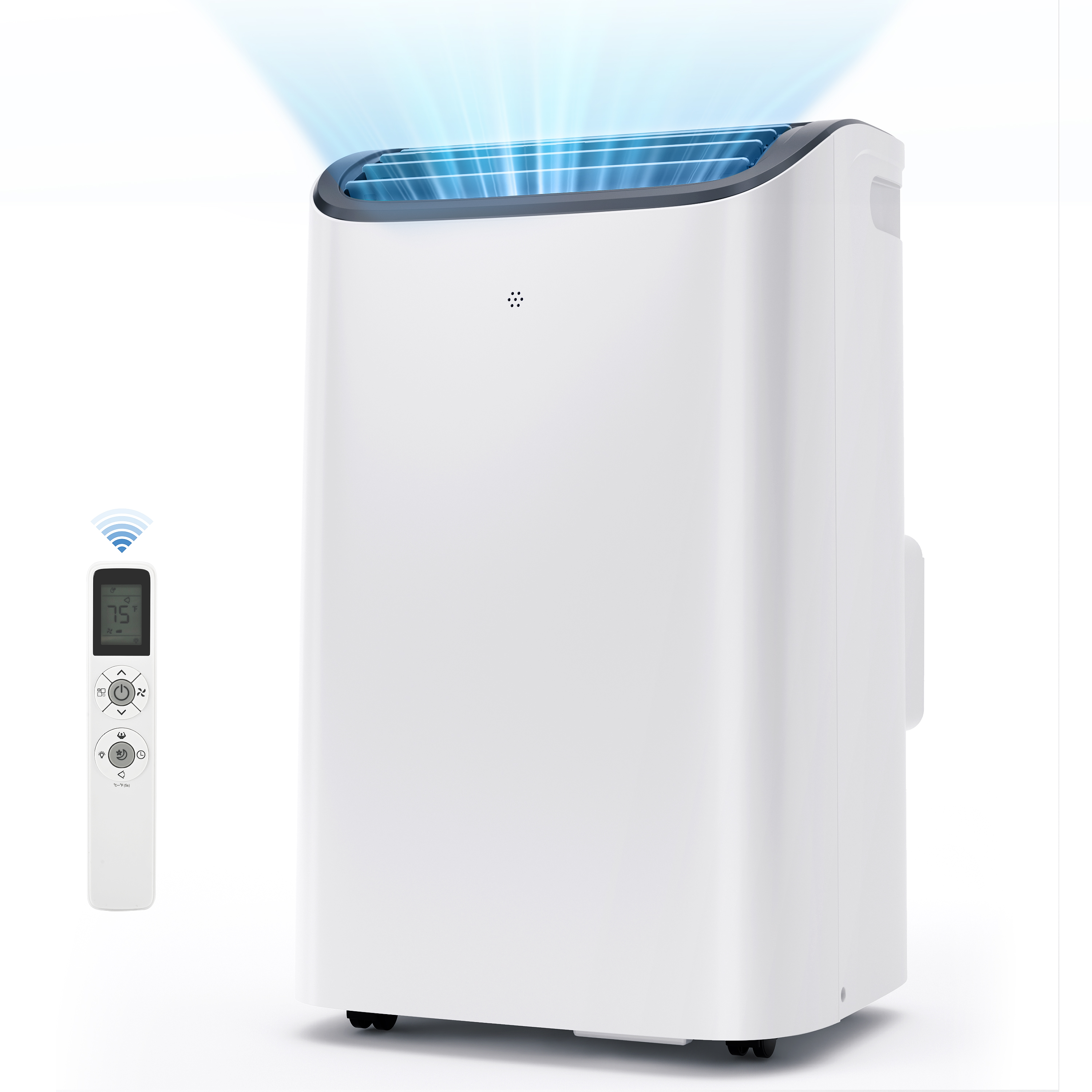 EUHOMY 14000 BTU высококачественный Умный домашний портативный кондиционер, портативный кондиционер с охлаждением